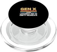 Funny Gen X Saying From Latchkey Kid To Empty PopSockets PopGrip for MagSafe