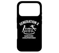 Funny Gen X Survived Unsupervised Men Women Graphic Case for iPhone 17 Pro