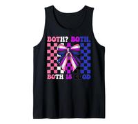 Funny Genderfluid Gender Fluid Pride Flag Both. Both Is Good Tank Top