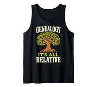 Funny Genealogy Relatives Ancestor Researcher Tank Top