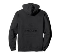 Funny Genesis 1 28 Fishing Bible Quote Pullover Hoodie