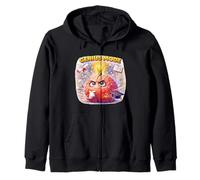 Funny Genius Brain Intelligence Humor Zip Hoodie