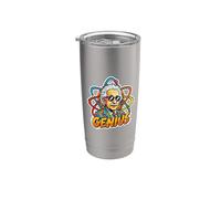 Funny Genius Physics Scientist Atom Nerd Geek Stainless Steel Insulated Tumbler