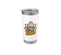 Funny Genius Physics Scientist Atom Nerd Geek Stainless Steel Insulated Tumbler