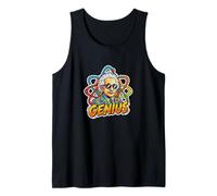 Funny Genius Physics Scientist Atom Nerd Geek Tank Top