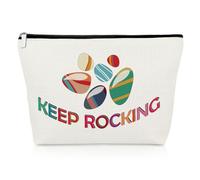 Funny Geologist Makeup Bag Appreciation Gifts for Women Geology Lover Colleague Rock Collector Cosmetic Bag Geology Themed Gifts for Her Geologist Student Friend Rocking Lover Travel Zipper Pouch