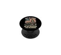 Funny George Washington Crossing Delaware Patriotic 4 July PopSockets Adhesive PopGrip