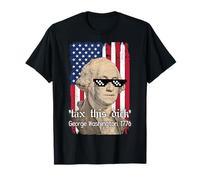 Funny George Washington Tax This D July 4th 2024 USA Graphic T-Shirt
