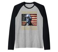 Funny George Washington The British Blew A 13 Colony Lead Raglan Baseball Tee