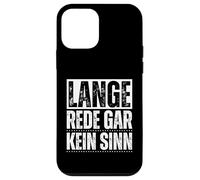 Funny German Phrase Lange Rede Gar Kein Sinn Case for iPhone 12 mini