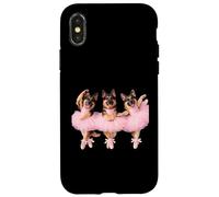 Funny German Shepherd Dog Ballet Dancer Mom Ballerina Cute Case for iPhone X/XS