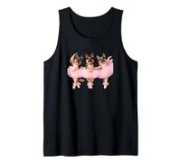Funny German Shepherd Dog Ballet Dancer Mom Ballerina Cute Tank Top
