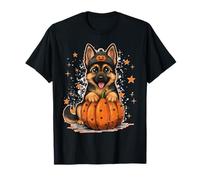 Funny German Shepherd Dog Halloween Pumpkin Graphic Gifts T-Shirt