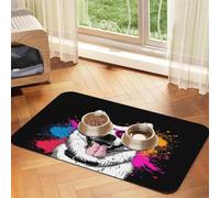 Funny German Shepherd Dog Pet Feeding Mat 30x45cm