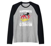Funny German Spouse Germany Marriage German Wife Husband Raglan Baseball Tee