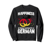 Funny German Spouse Germany Marriage German Wife Husband Sweatshirt