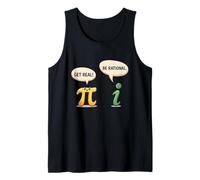 Funny Get Real Be Rational Pi Day Math Teacher Nerd Gifts Tank Top