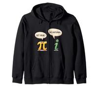 Funny Get Real Be Rational Pi Day Math Teacher Nerd Gifts Zip Hoodie
