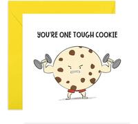 Funny Get Well Soon Card for Son Daughter - Tough Cookie - For Teen Adult Kids 'Tough Cookie' Design - For Him Her