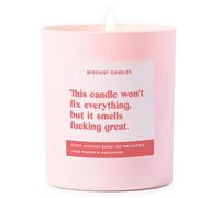 Funny Get Well Soon Gift for Friend Thinking of You Gifts Scented Soy Wax Pink Candle (Won't Fix Everything But Smells Great)