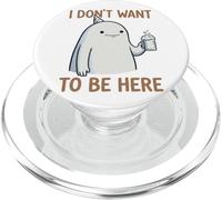 Funny Ghost Beer Introvert I Don't Want To Be Here PopSockets PopGrip for MagSafe