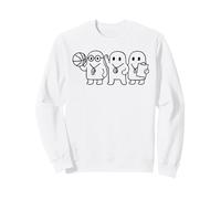 Funny Ghost Costume Gym Physical Education Teacher PE Coach Sweatshirt