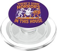 Funny Ghost Halloween Horrors In This House PopSockets PopGrip for MagSafe