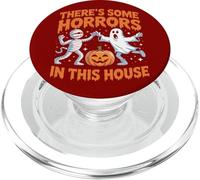 Funny Ghost Halloween Horrors In This House PopSockets PopGrip for MagSafe