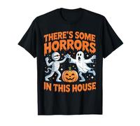Funny Ghost Halloween Horrors in This House T-Shirt