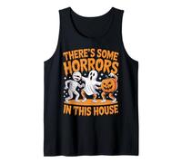 Funny Ghost Halloween Horrors in This House Tank Top