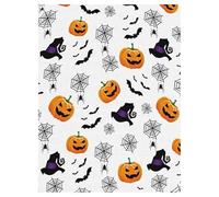 Funny Ghost Halloween Throw Blanket, Halloween Christmas, Skull Blanket Fleece Throw Blankets for Flower, Skeleton Board Decor, Spooky, Birthday Gifts for Women/Men