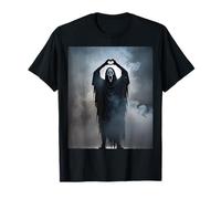 Funny Ghost Heart Hands Scary Face Halloween Valentines Day T-Shirt