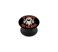 Funny Ghost I'm Just Here For Boos Halloween Drink PopSockets Adhesive PopGrip