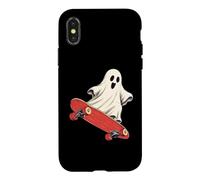 Funny Ghost On A Skateboard Skateboarding Case for iPhone X/XS