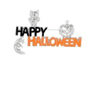 Funny Ghost Pumpkin Witch Cat Brooch Pin Happy Halloween Badges Demon Pumpkin Spirit Lapel Pin Jewelry for Clothes Hats Bags Decors, Zinc, no gemstone