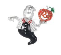 Funny Ghost Pumpkin Witch Cat Brooch Pin Happy Halloween Badges Demon Pumpkin Spirit Lapel Pin Jewelry for Clothes Hats Bags Decors, Zinc, no gemstone
