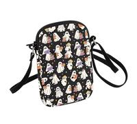 Funny Ghost Reading Books Halloween Spooky Book Club Reading Crossbody Bag Spooky Lover Gift for Book Lover (Ghost Reading B UK)