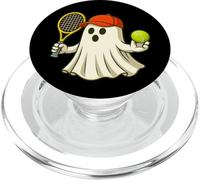 Funny Ghost Tennis Player Halloween Tennis Trainer Coach PopSockets PopGrip for MagSafe