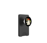 Funny Ghost Tennis Player Halloween Tennis Trainer Coach PopSockets PopWallet for MagSafe