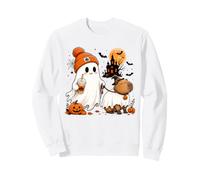 Funny Ghost Walking Capybara Ghost Halloween Spooky Animal Sweatshirt
