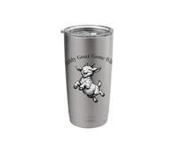 Funny Giddy Goat Vintage Joyful Leaping Goat Stainless Steel Insulated Tumbler