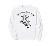 Funny Giddy Goat Vintage Joyful Leaping Goat Sweatshirt