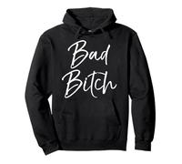 Funny Gift for Bad Ass Women Boss Quote Cute Bad Bitch Pullover Hoodie