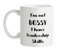 Funny Gift for Coworkers Friends,I Am Not Bossy I Just Have Leadership Skills Coffee Mug,Christmas Birthday Boss Day Gifts for Boss Lady,Manager,Executive Office Tea Cupfunny Coffee Mug 11Oz