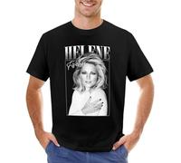 Funny Gift Helene Fischer T-Shirt Anime t-Shirt Short t-Shirt Mens Clothing Black