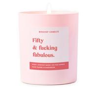 Funny Gift Idea Milestone Age Gifts Any Age Candle Gift for Her (50 & F****** Fabulous)