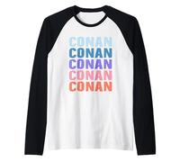 Funny Gift Name Conan Personalized First Name Raglan Baseball Tee