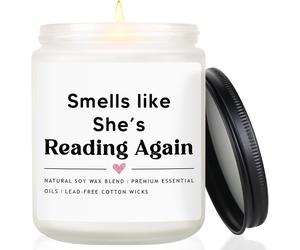 Funny Gifts for Book Lovers - Reading Scented Candle
