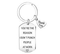 Funny Gifts for Coworker Going Away Leaving Gifts Appreciation Keychain Gifts for Coworker Boss Employee Volunteer Social Worker Goodbye Farewell Gifts Retirement Gift Thank You Gifts for Colleagues