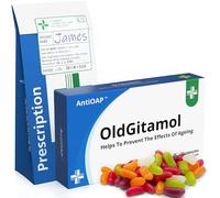 Funny Gifts For Dad Old Age Funny Presents Gifts Christmas Funny Gifts Secret Santa Birthday Gifts For Him Gifts 40th 50th 60th Birthday Gifts For Men Jelly Bean Sweets Gift Oldgitamol Joke Pill Box